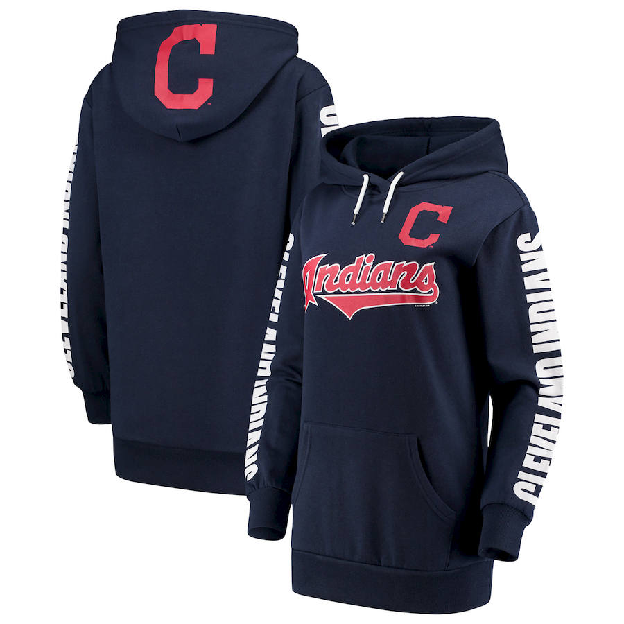 Women Cleveland Indians G III 4Her by Carl Banks Extra Innings Pullover Hoodie Navy,We sell and wholesale Women Cleveland Indians G III 4Her by Carl Banks Extra Innings Pullover Hoodie Navy on line form chian!